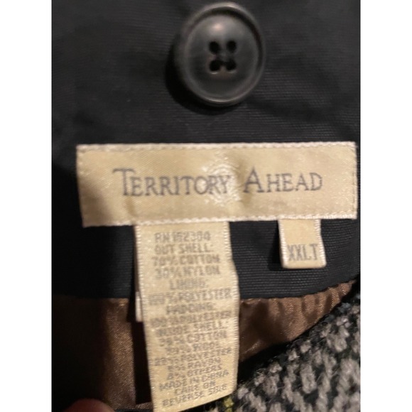 Territory Ahead Men's XXL Tall Waxed Cotton Blend Field Jacket Multi Color - Picture 2 of 7